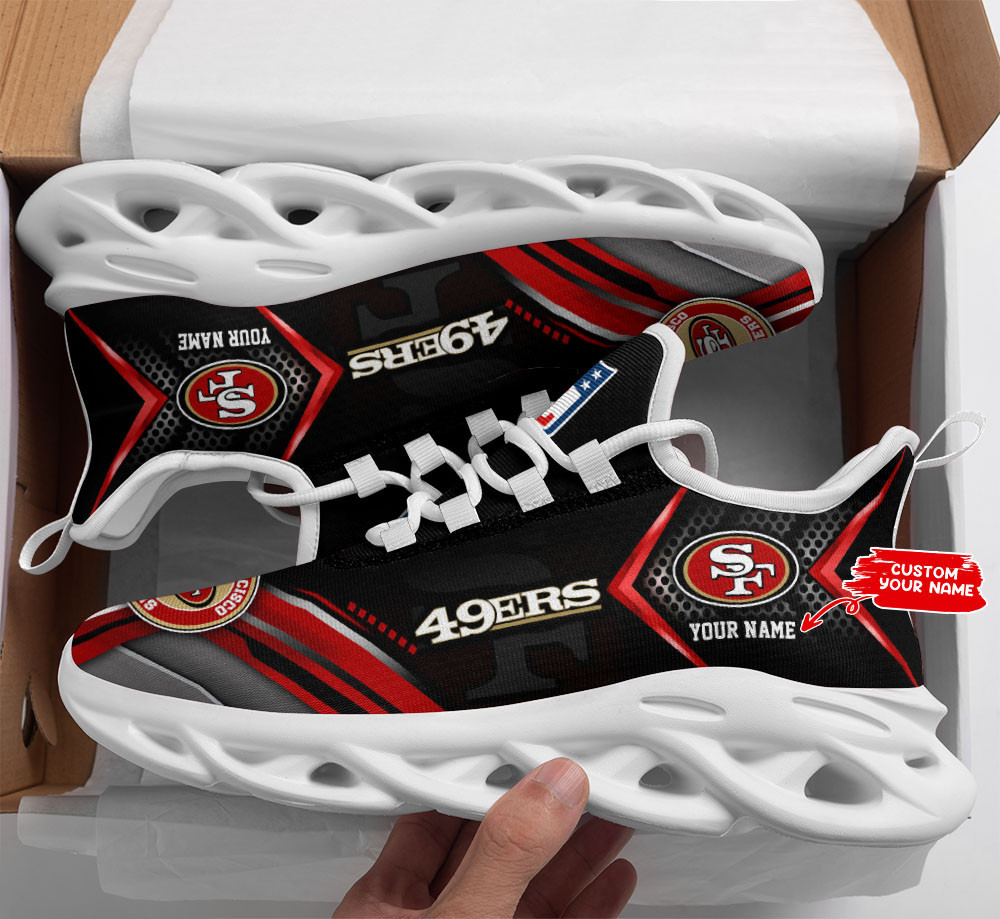 Ideafootwear San Francisco 49ers Max Soul Shoes Sneakers For Men And Women 25