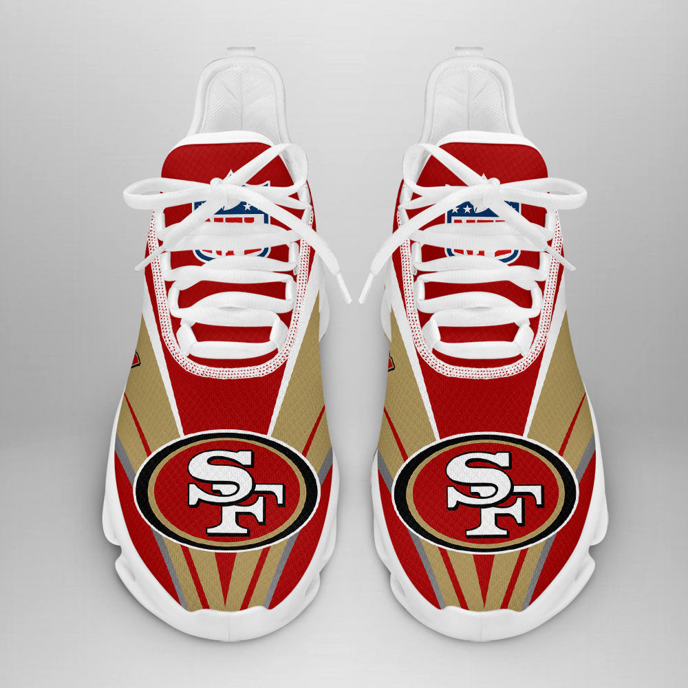 Ideafootwear San Francisco 49ers Max Soul Shoes Sneakers For Men And Women 106