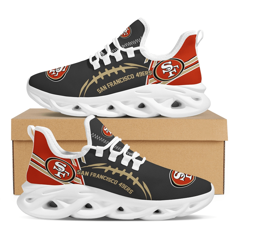 Ideafootwear San Francisco 49ers Max Soul Shoes Sneakers For Men And Women 100
