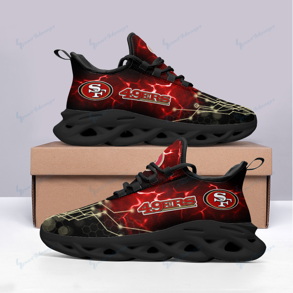 Ideafootwear San Francisco 49ers Max Soul Shoes Sneakers For Men And Women 98