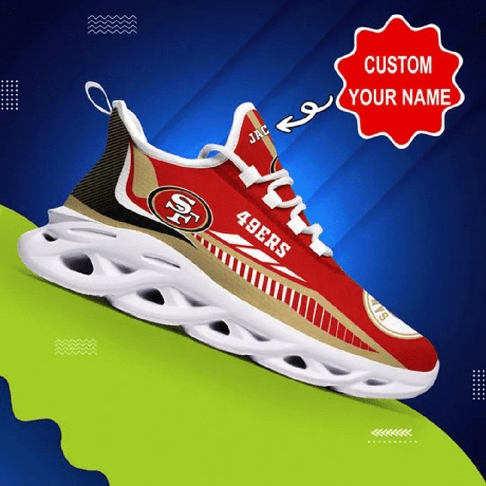 Ideafootwear San Francisco 49ers Max Soul Shoes Sneakers For Men And Women 117