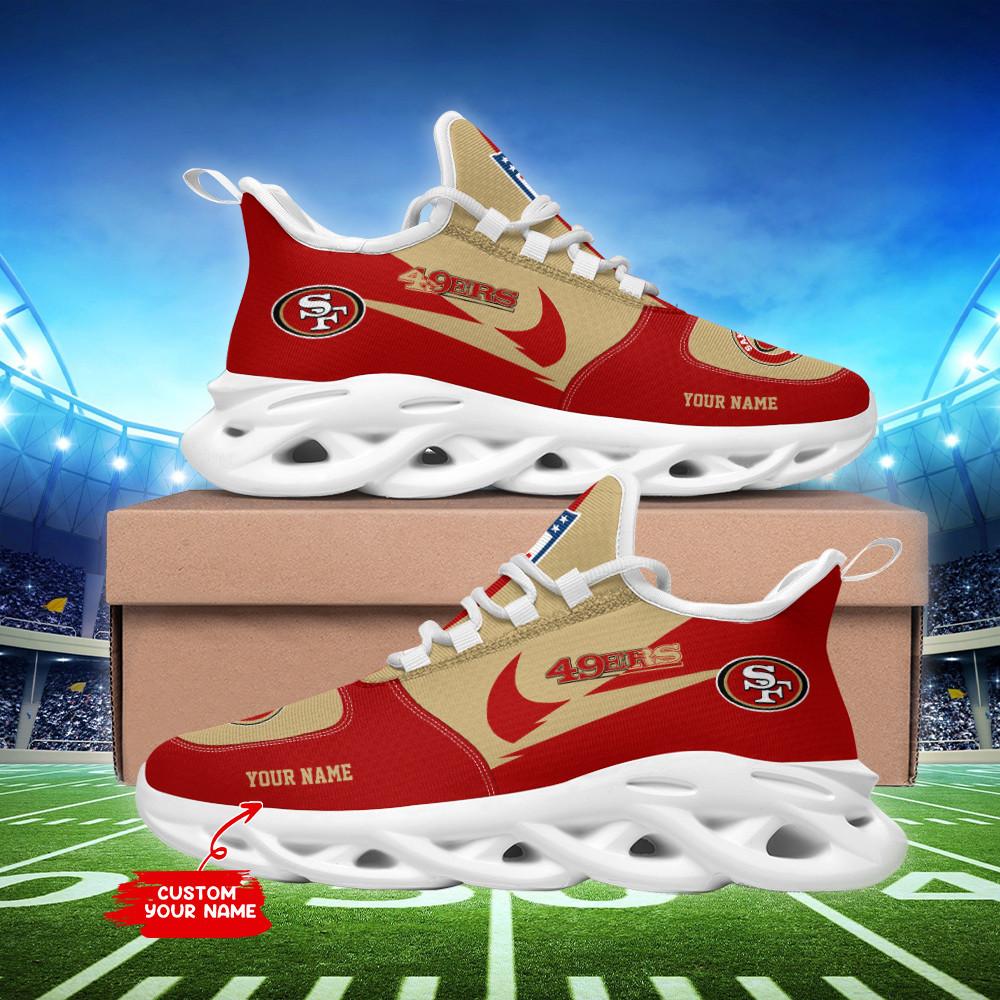Ideafootwear San Francisco 49ers Max Soul Shoes Sneakers For Men And Women 19