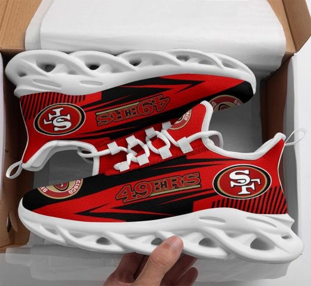 Ideafootwear San Francisco 49ers Max Soul Shoes Sneakers For Men And Women 132
