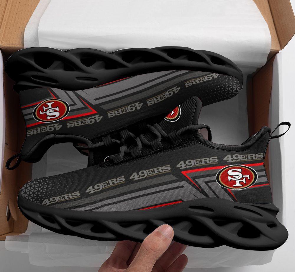 Ideafootwear San Francisco 49ers Max Soul Shoes Sneakers For Men And Women 39