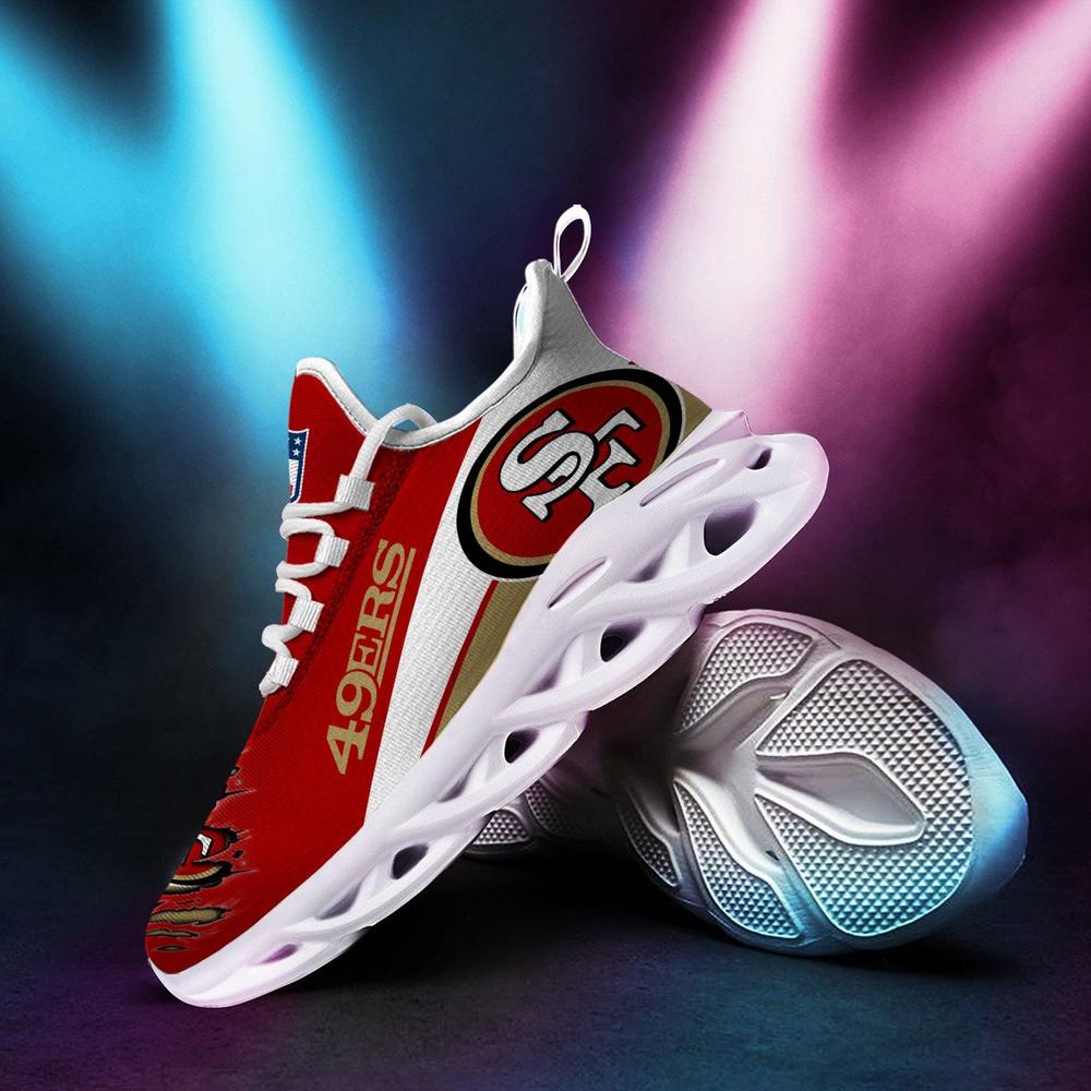 Ideafootwear San Francisco 49ers Max Soul Shoes Sneakers For Men And Women 46