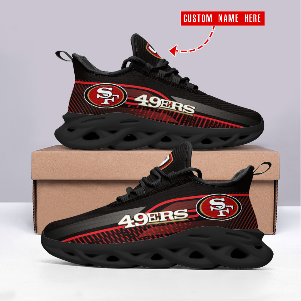 Ideafootwear San Francisco 49ers Max Soul Shoes Sneakers For Men And Women 7