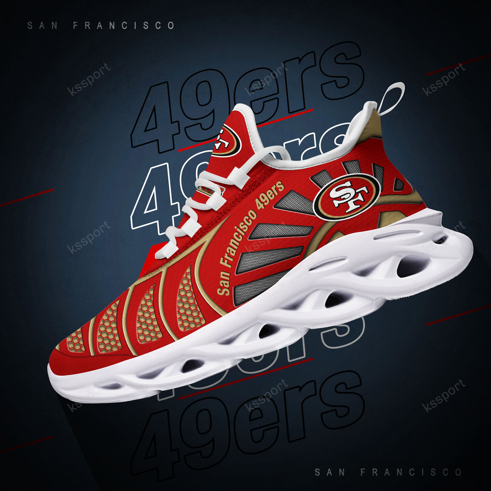 Ideafootwear San Francisco 49ers Max Soul Shoes Sneakers For Men And Women 154