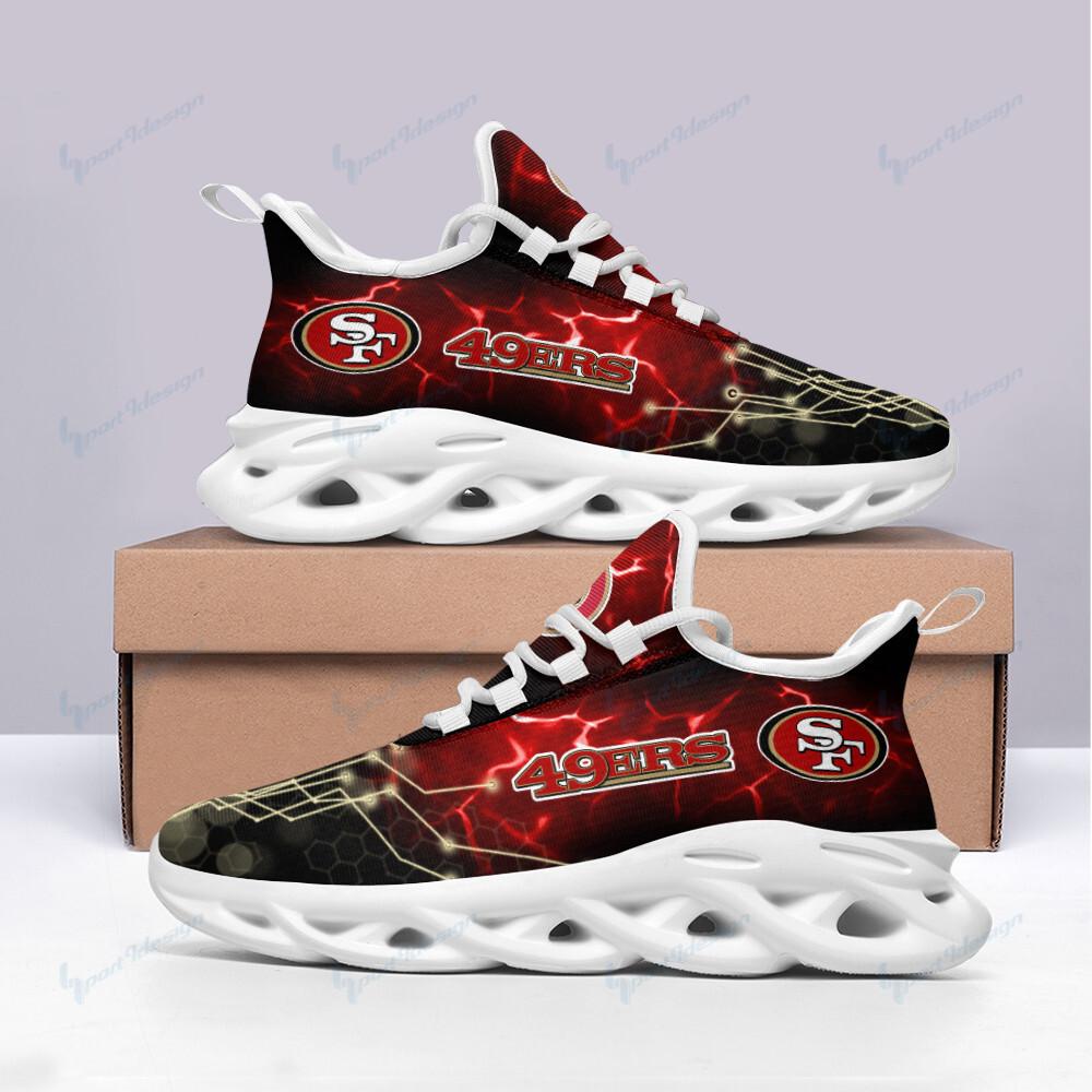Ideafootwear San Francisco 49ers Max Soul Shoes Sneakers For Men And Women 98
