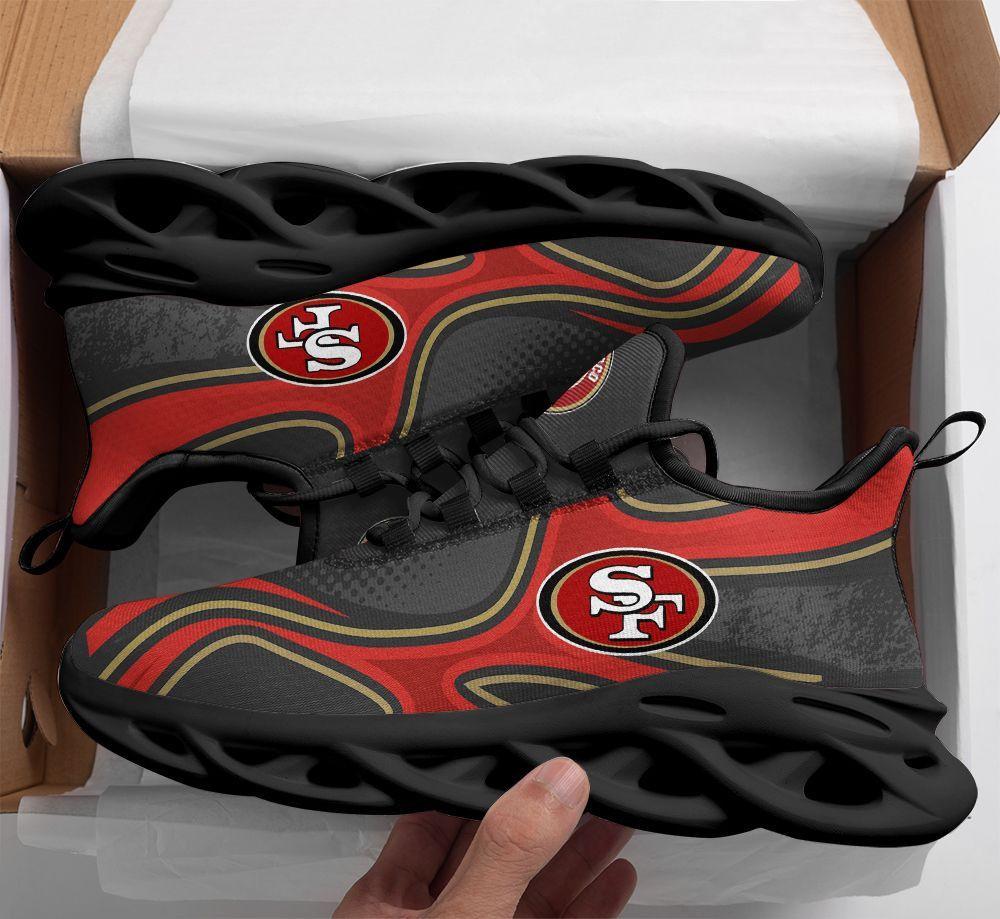 Ideafootwear San Francisco 49ers Max Soul Shoes Sneakers For Men And Women 43
