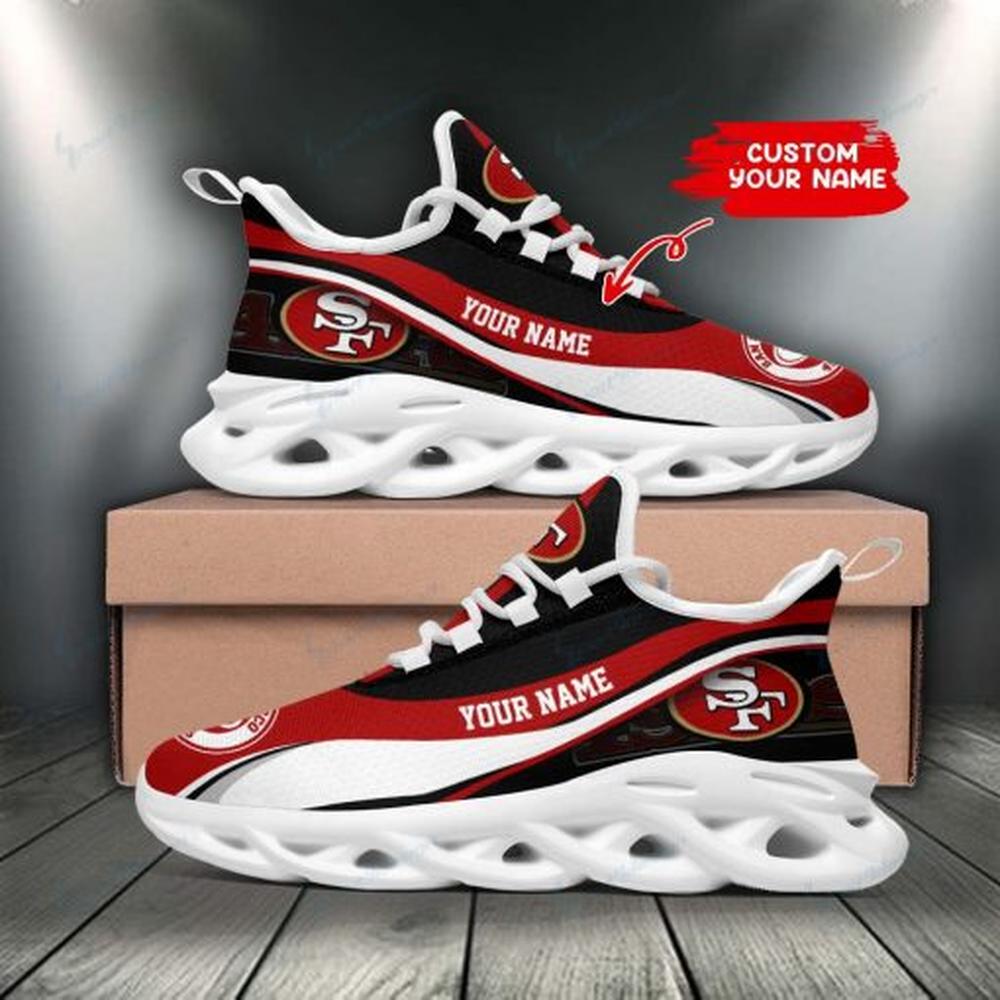 Ideafootwear San Francisco 49ers Max Soul Shoes Sneakers For Men And Women 5