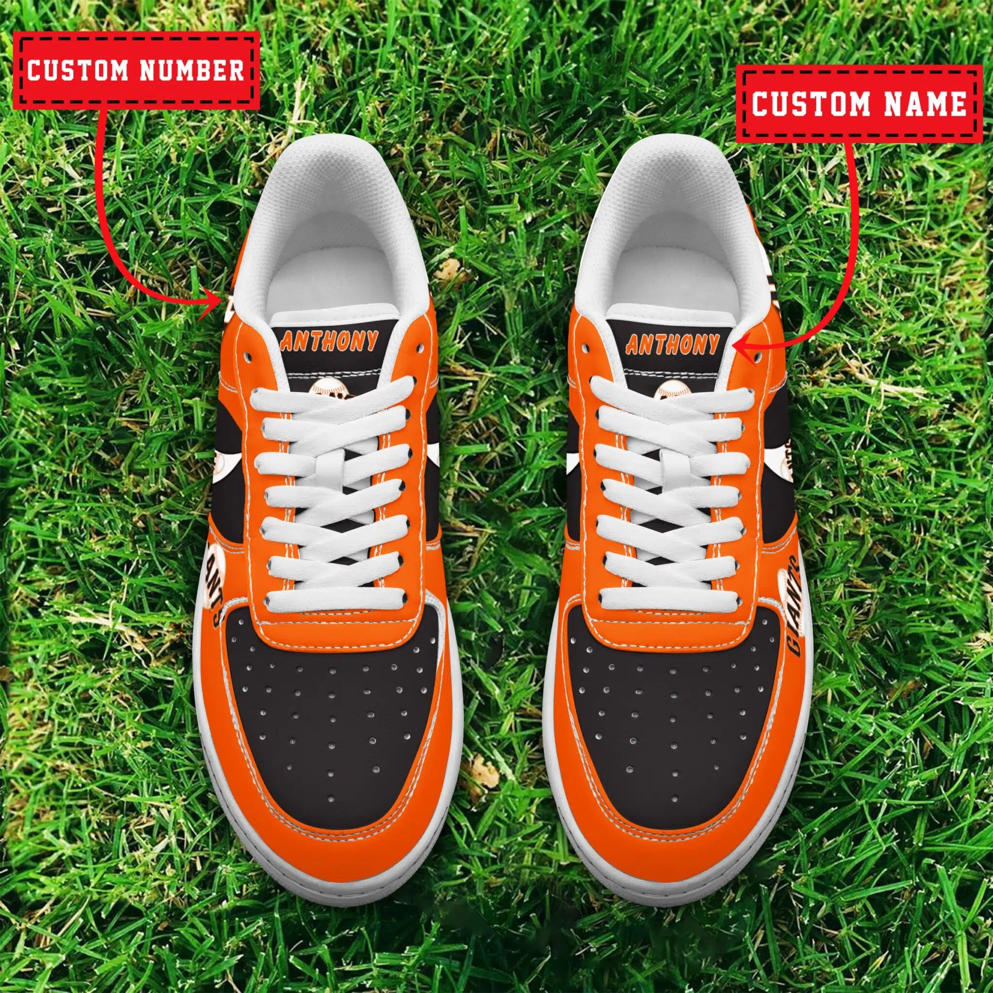Ideafootwear San Francisco Giants MLB Air Low-Top Sneakers Shoes For Men And Women 1