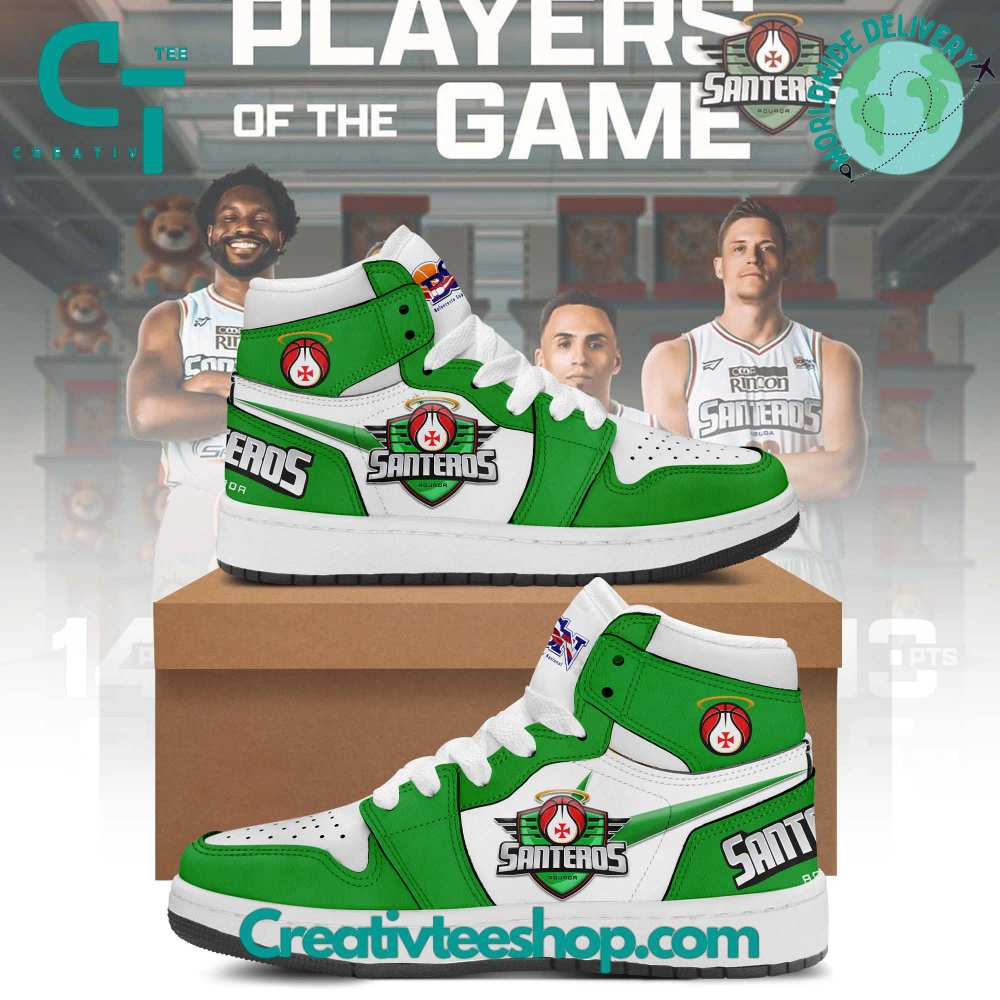 Ideafootwear Santeros de Aguada AJ1 High Sneakers Shoes For Men And Women 1