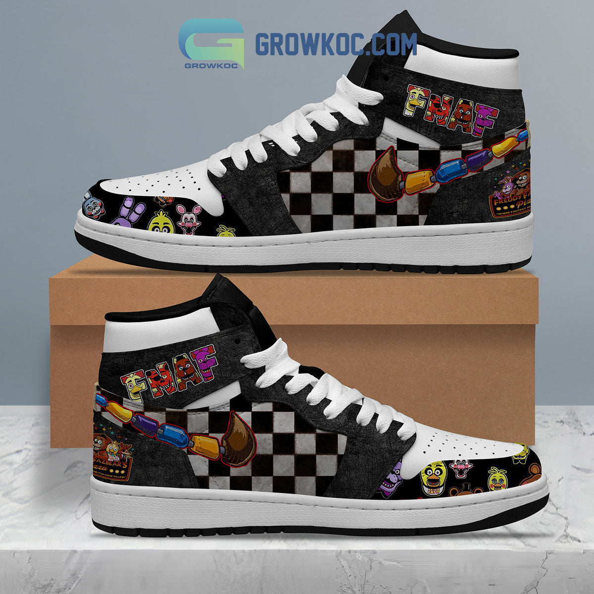 Ideafootwear Scary AJ1 High Sneakers Shoes For Men And Women 1