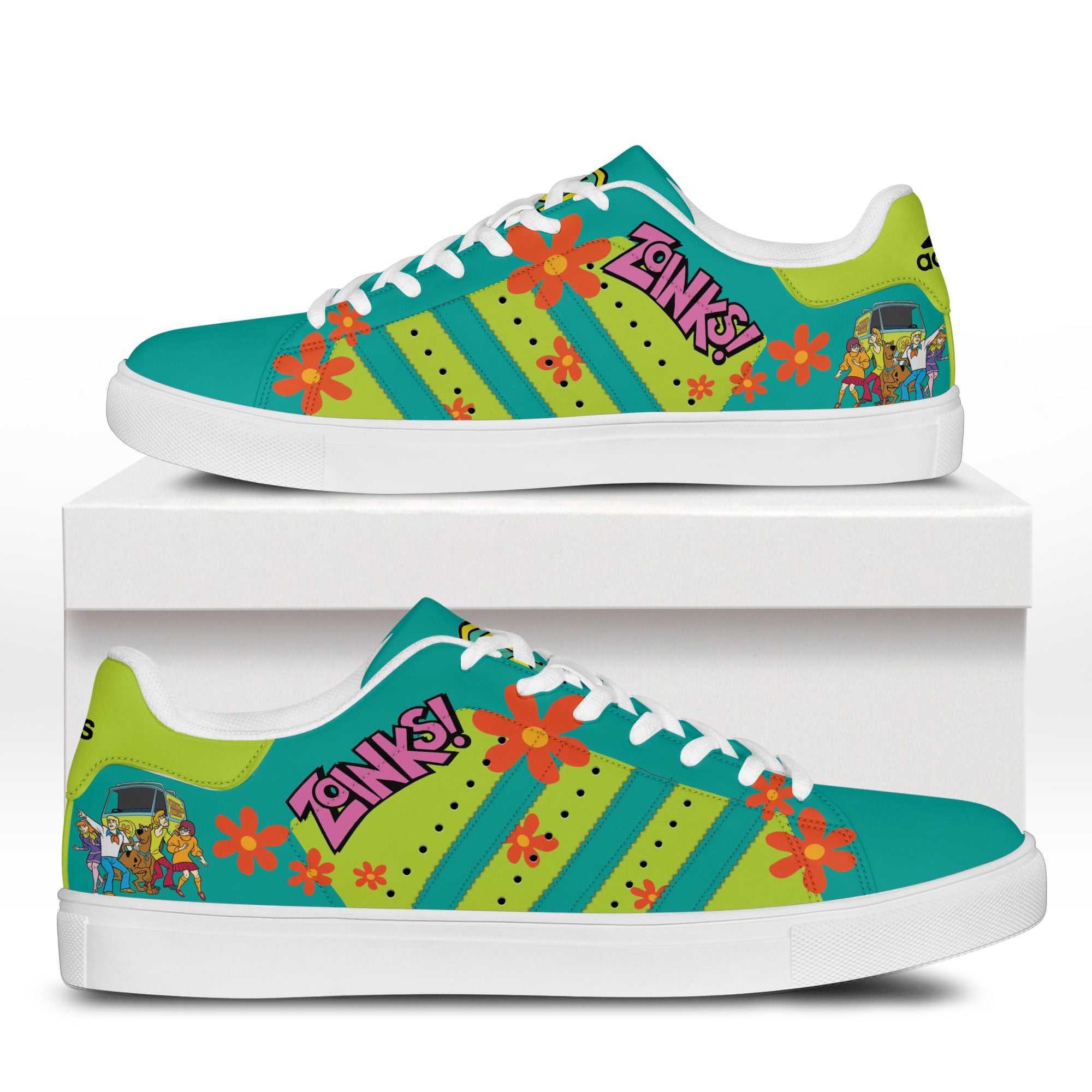 Ideafootwear Scooby Doo Skate Stan Shoes Sneakes For Men And Women 1
