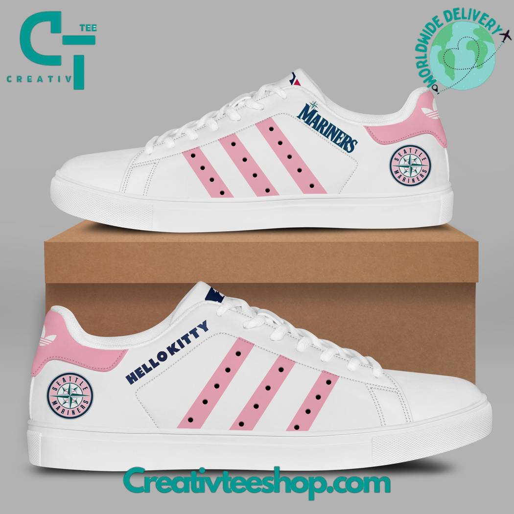 Ideafootwear Seattle Mariners Skate Stan Shoes Sneakes For Men And Women 1