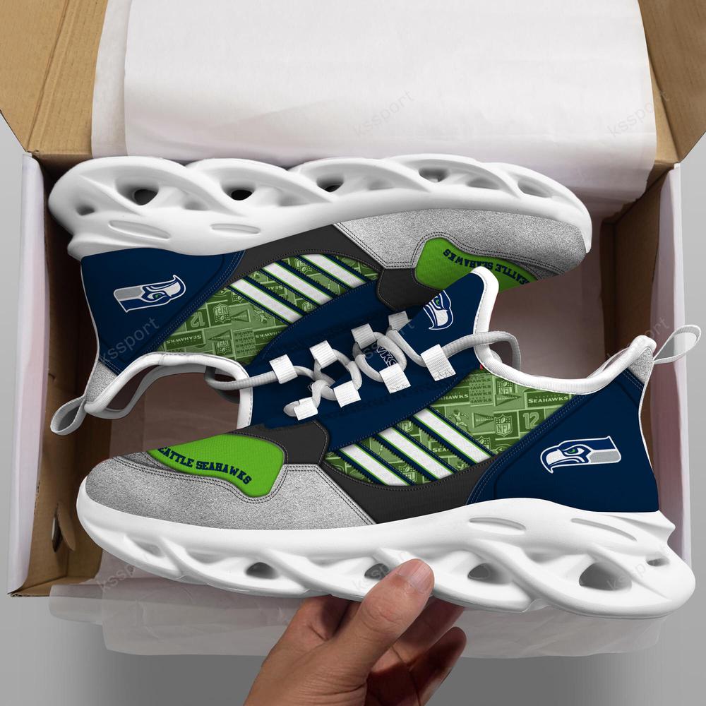 Ideafootwear Seattle Seahawks Max Soul Shoes Sneakers For Men And Women 9