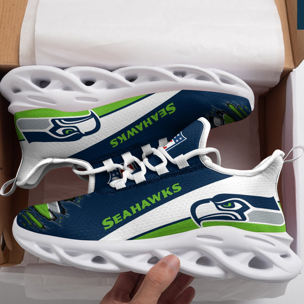 Ideafootwear Seattle Seahawks Max Soul Shoes Sneakers For Men And Women 7