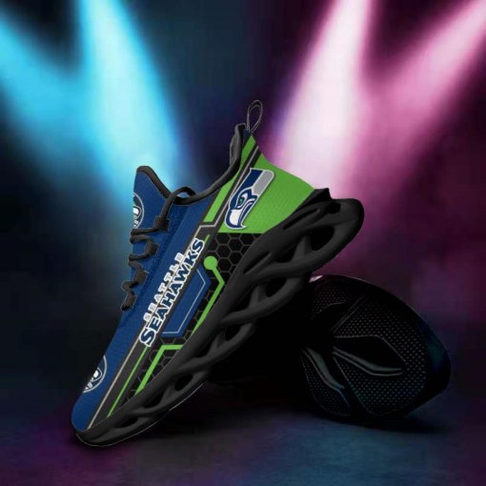Ideafootwear Seattle Seahawks Max Soul Shoes Sneakers For Men And Women 11
