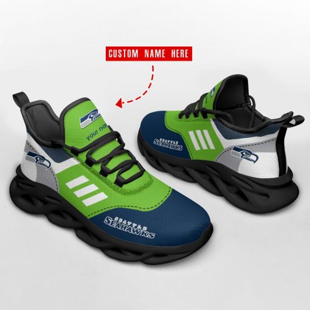 Ideafootwear Seattle Seahawks Max Soul Shoes Sneakers For Men And Women 28