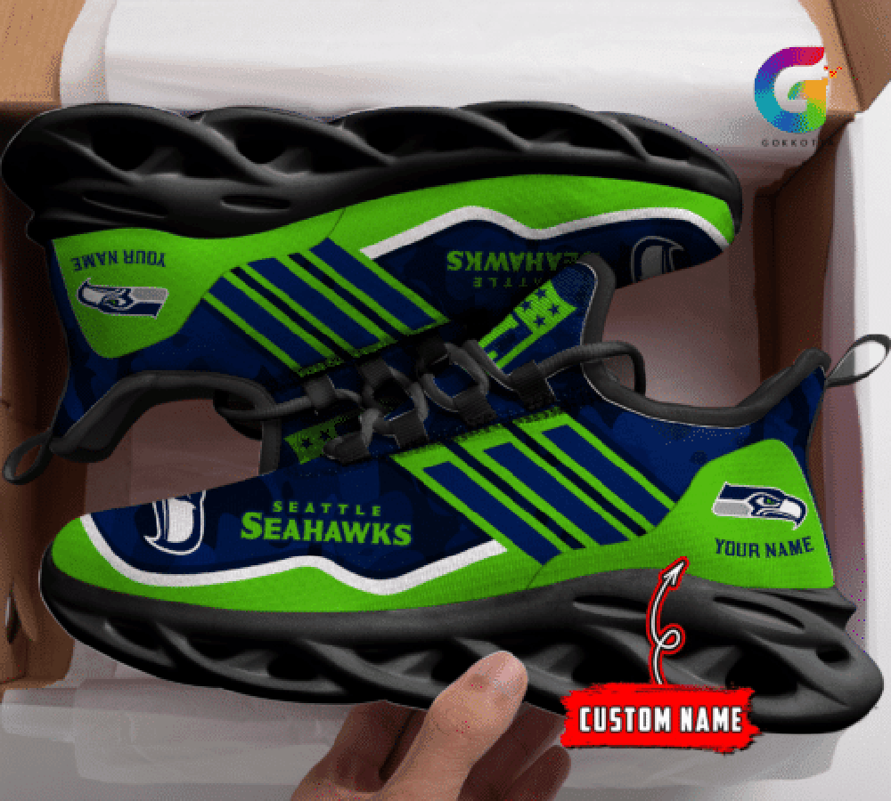 Ideafootwear Seattle Seahawks Max Soul Shoes Sneakers For Men And Women 30