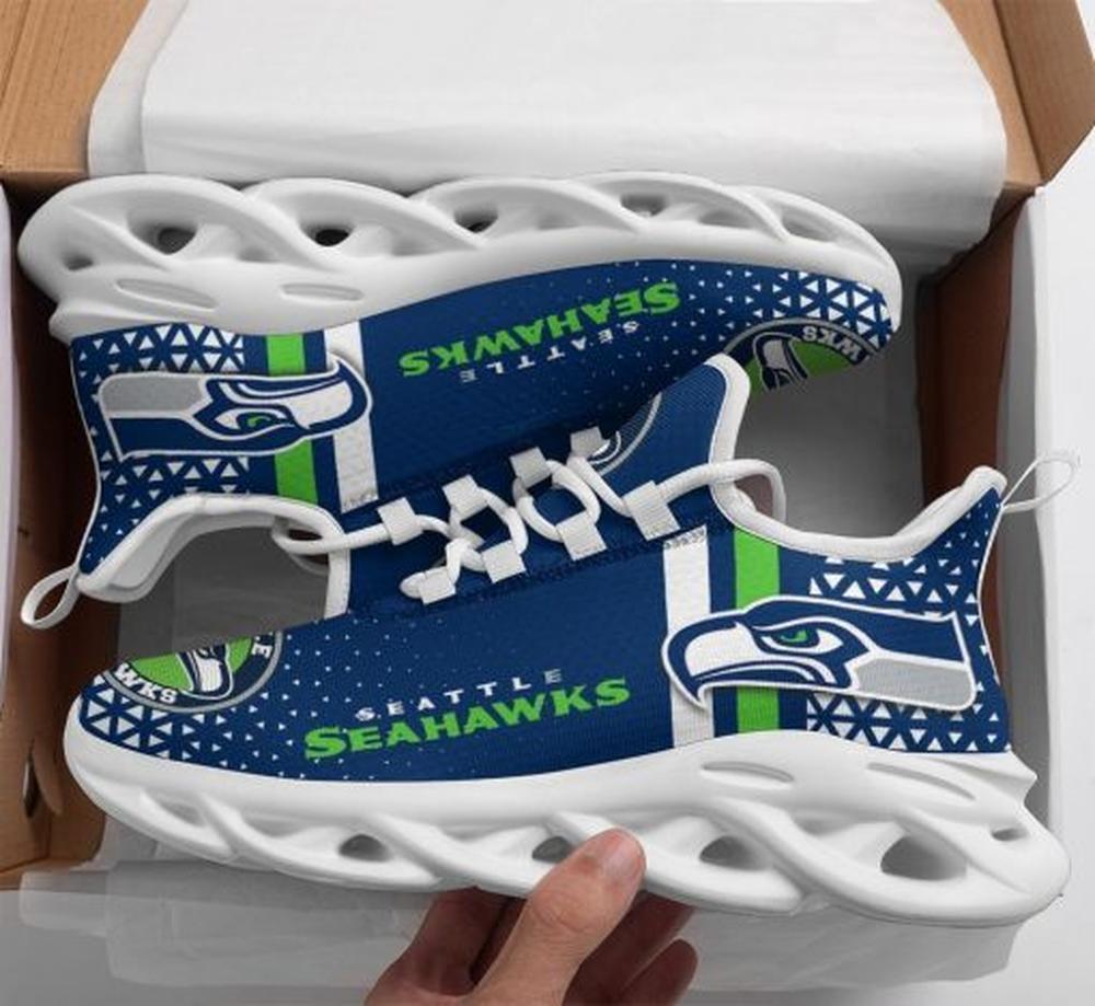 Ideafootwear Seattle Seahawks Max Soul Shoes Sneakers For Men And Women 43