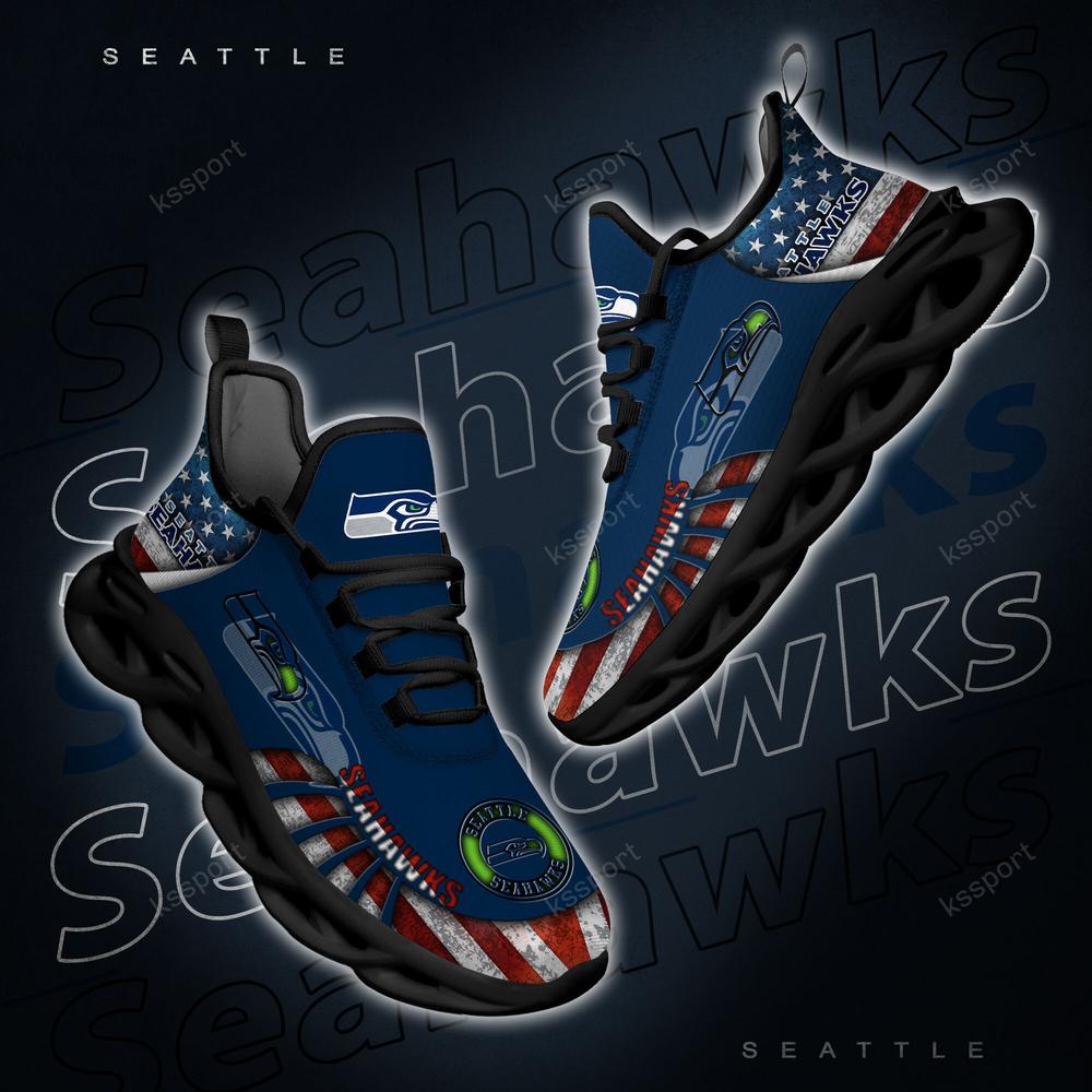 Ideafootwear Seattle Seahawks Max Soul Shoes Sneakers For Men And Women 14