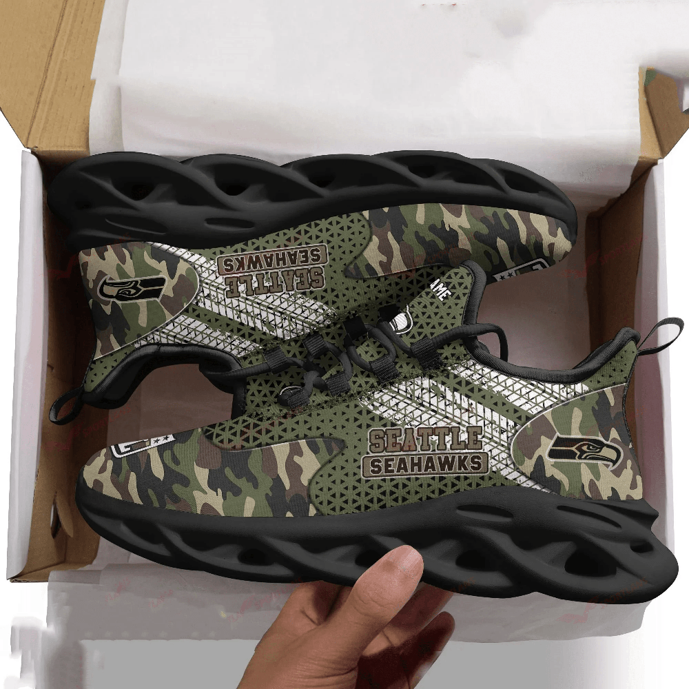 Ideafootwear Seattle Seahawks Max Soul Shoes Sneakers For Men And Women 8