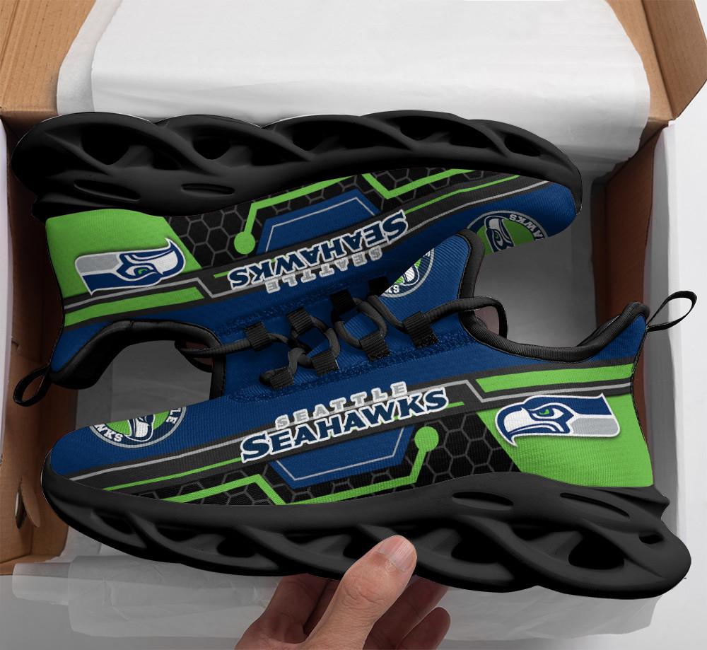 Ideafootwear Seattle Seahawks Max Soul Shoes Sneakers For Men And Women 11