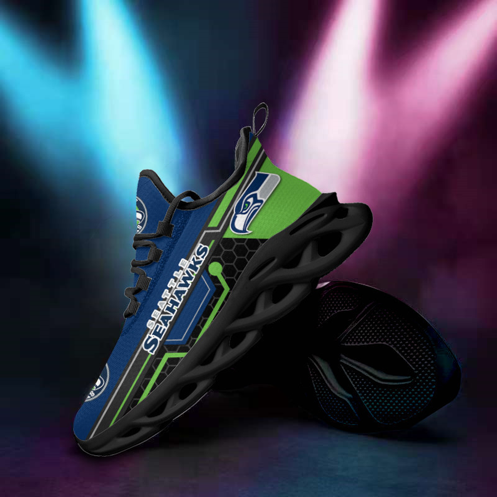 Ideafootwear Seattle Seahawks Max Soul Shoes Sneakers For Men And Women 11