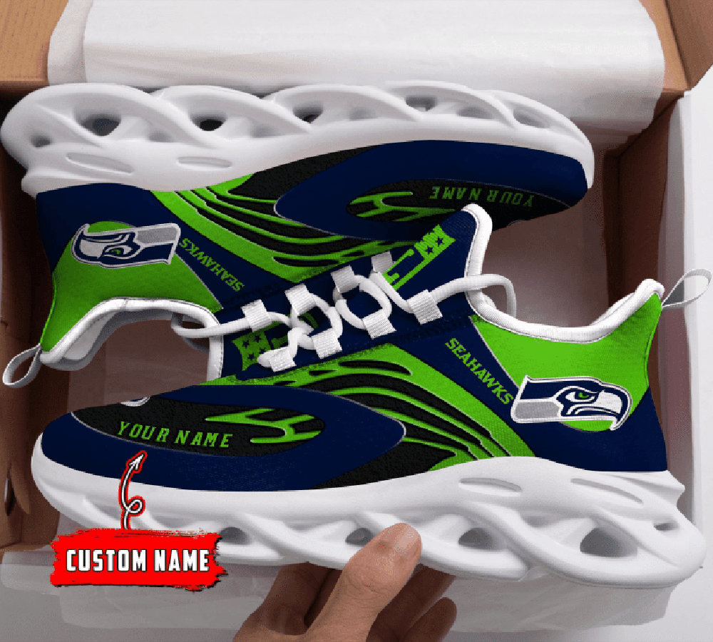Ideafootwear Seattle Seahawks Max Soul Shoes Sneakers For Men And Women 33
