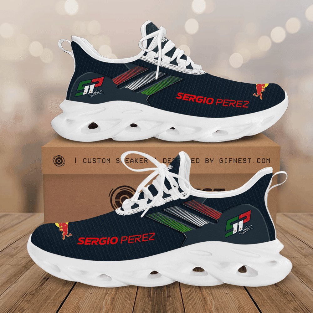 Ideafootwear Sergio Pérez Max Soul Shoes Sneakers For Men And Women 9