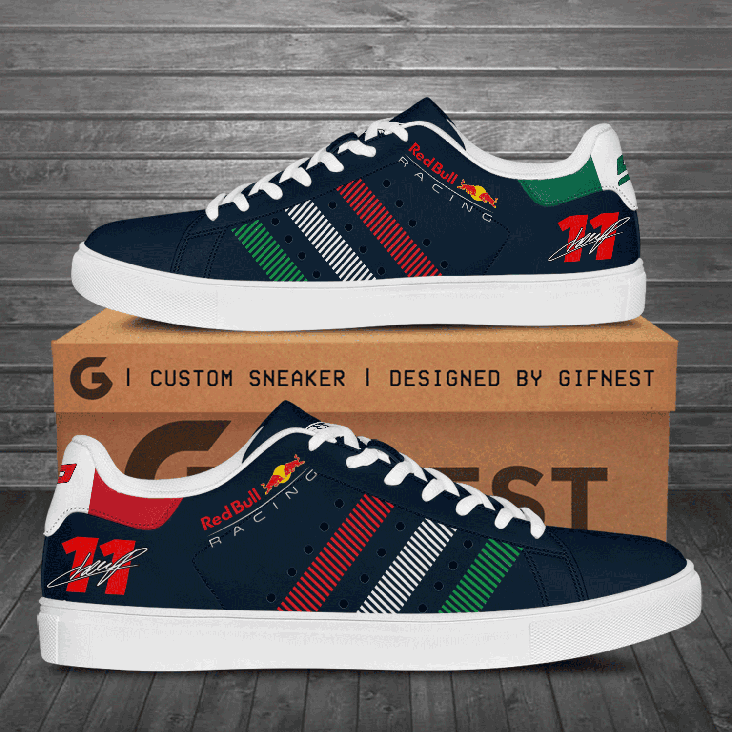 Ideafootwear Sergio Pérez Skate Stan Shoes Sneakes For Men And Women 1