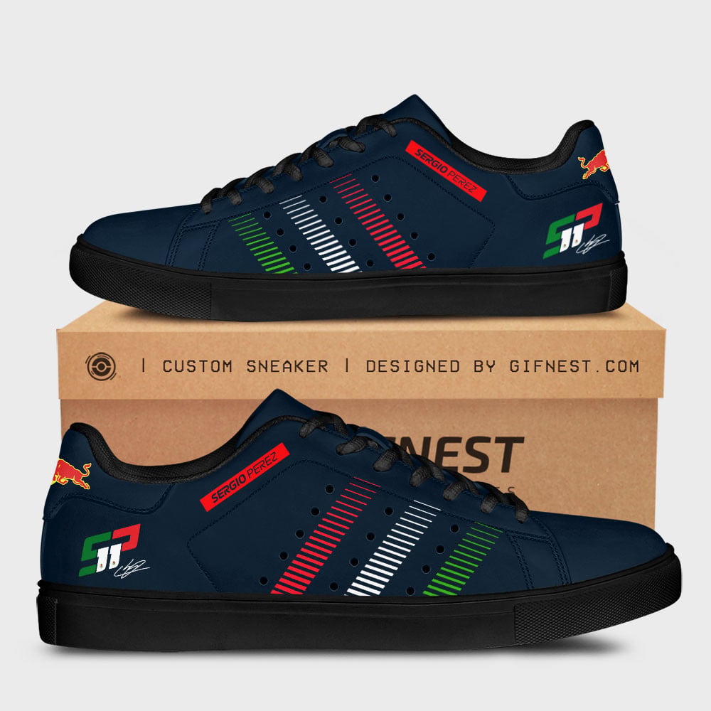 Ideafootwear Sergio Pérez Skate Stan Shoes Sneakes For Men And Women 3