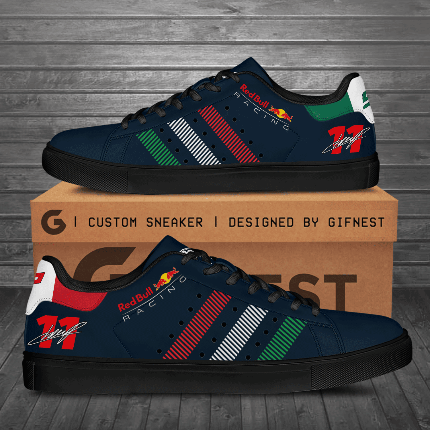 Ideafootwear Sergio Pérez Skate Stan Shoes Sneakes For Men And Women 1