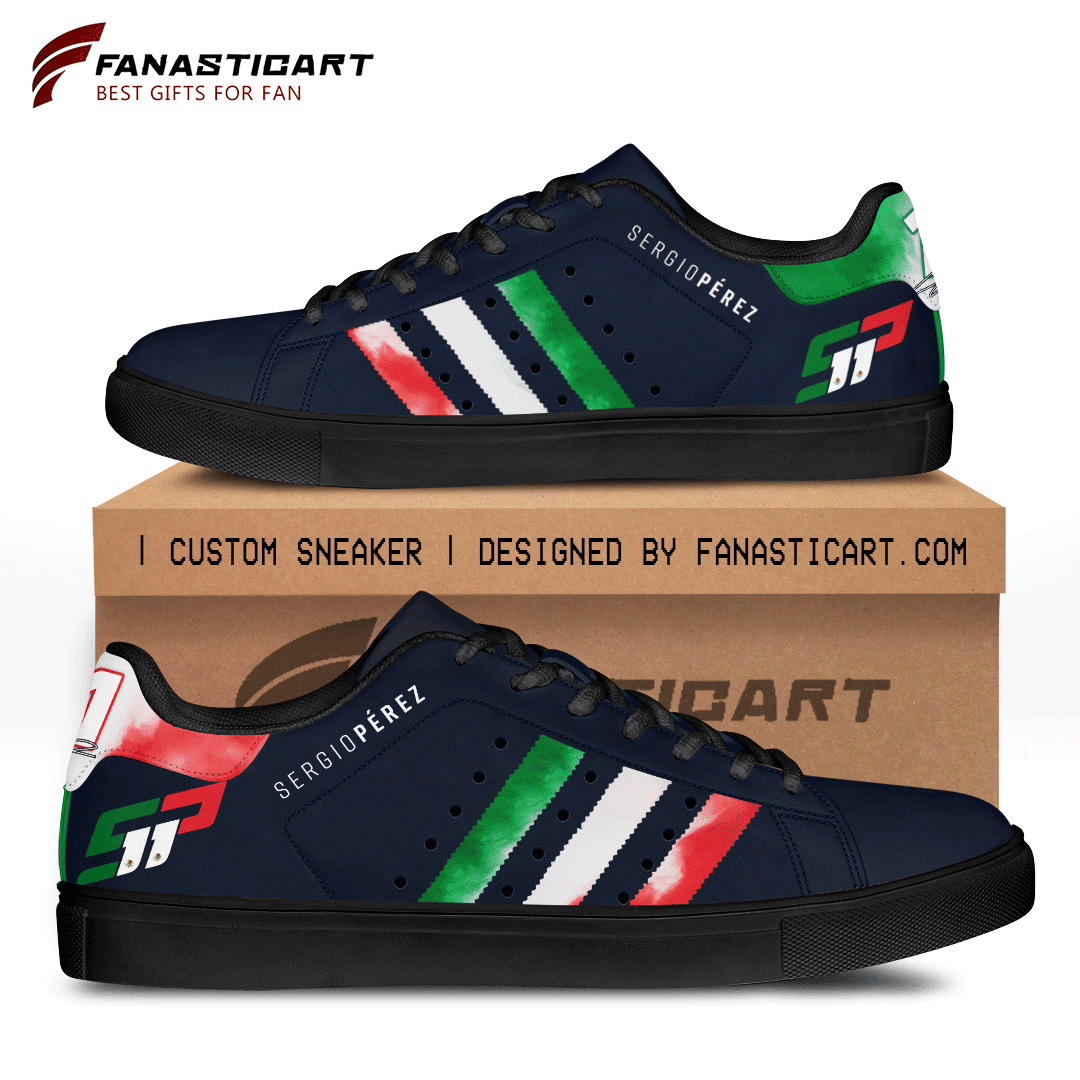 Ideafootwear Sergio Pérez Skate Stan Shoes Sneakes For Men And Women 4