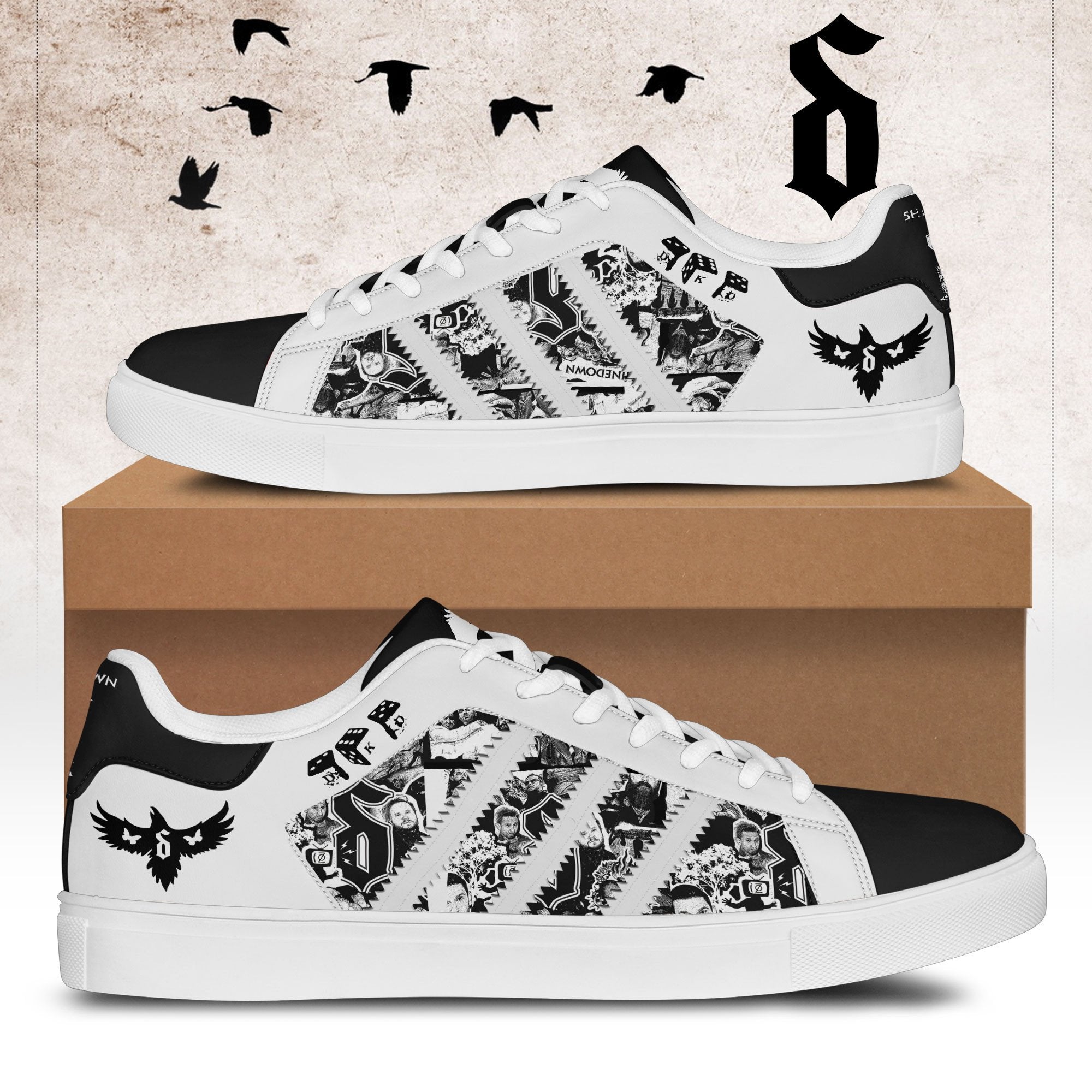 Ideafootwear Shinedown Skate Stan Shoes Sneakes For Men And Women 1