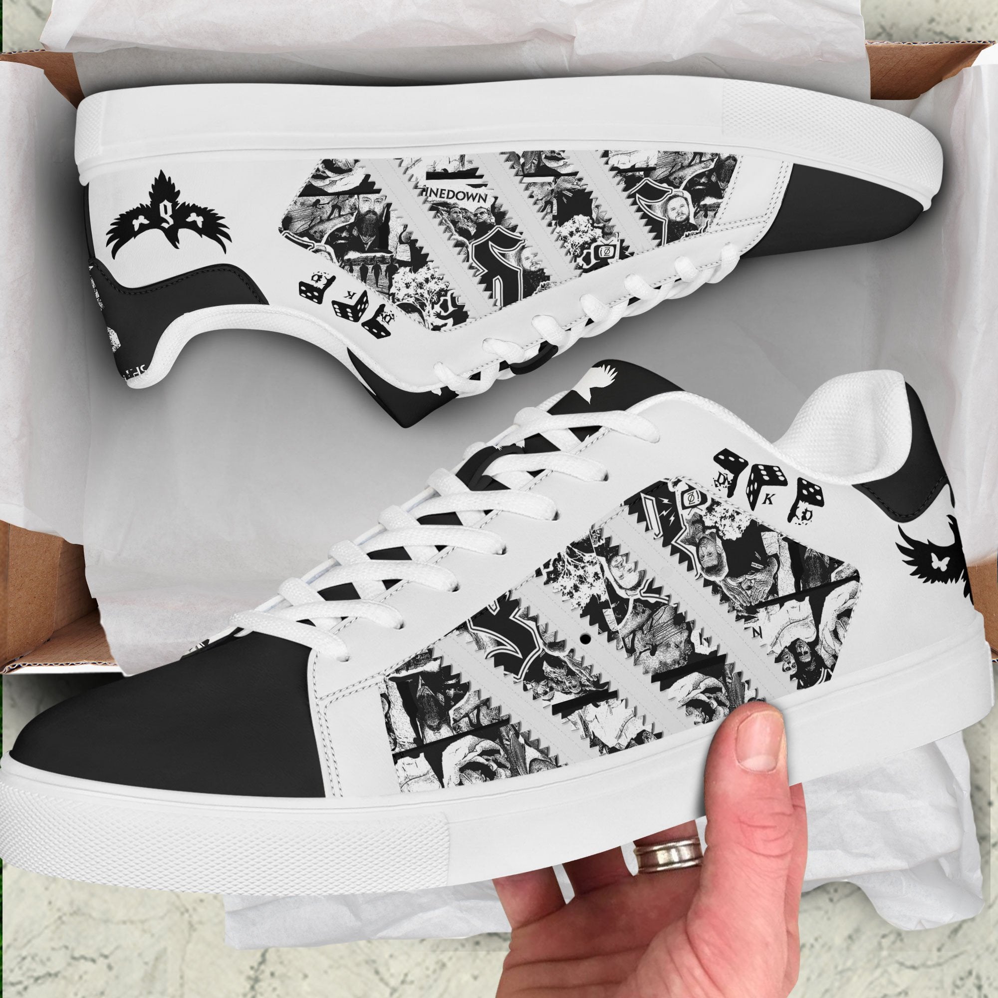 Ideafootwear Shinedown Skate Stan Shoes Sneakes For Men And Women 1