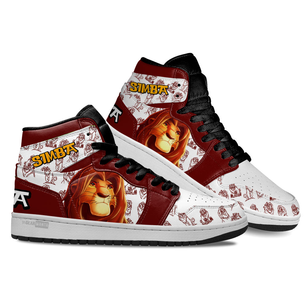 Ideafootwear Simba AJ1 High Sneakers Shoes For Men And Women 1