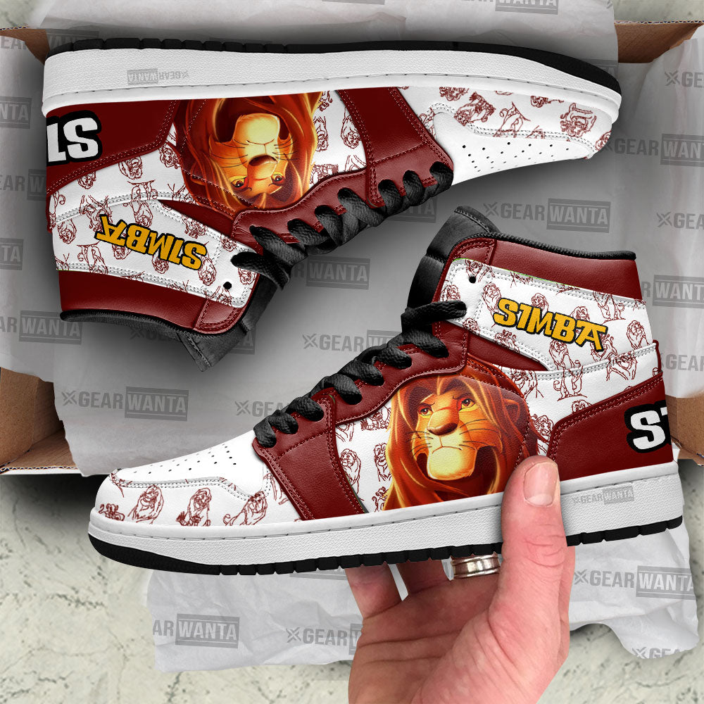 Ideafootwear Simba AJ1 High Sneakers Shoes For Men And Women 1