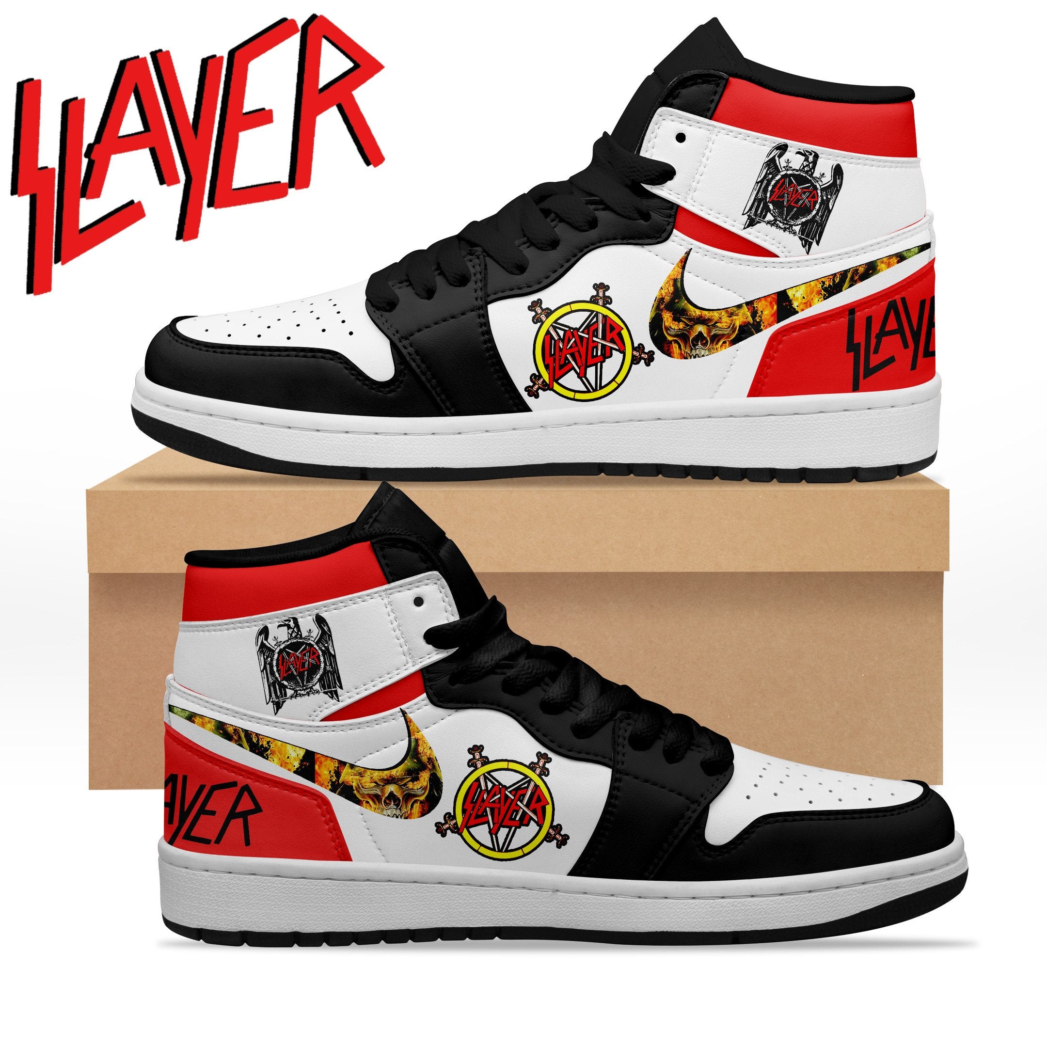Ideafootwear Slayer AJ1 High Sneakers Shoes For Men And Women 10