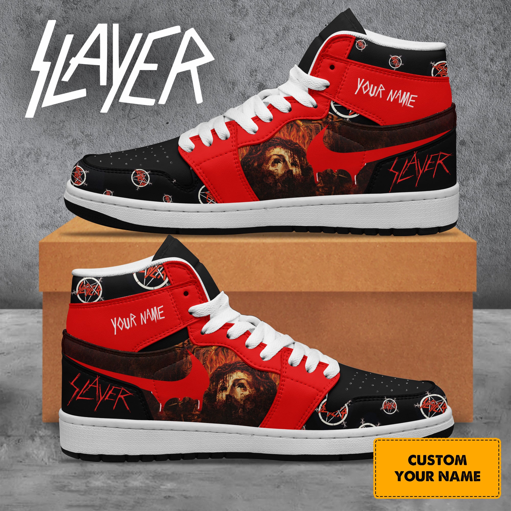 Ideafootwear Slayer AJ1 High Sneakers Shoes For Men And Women 7