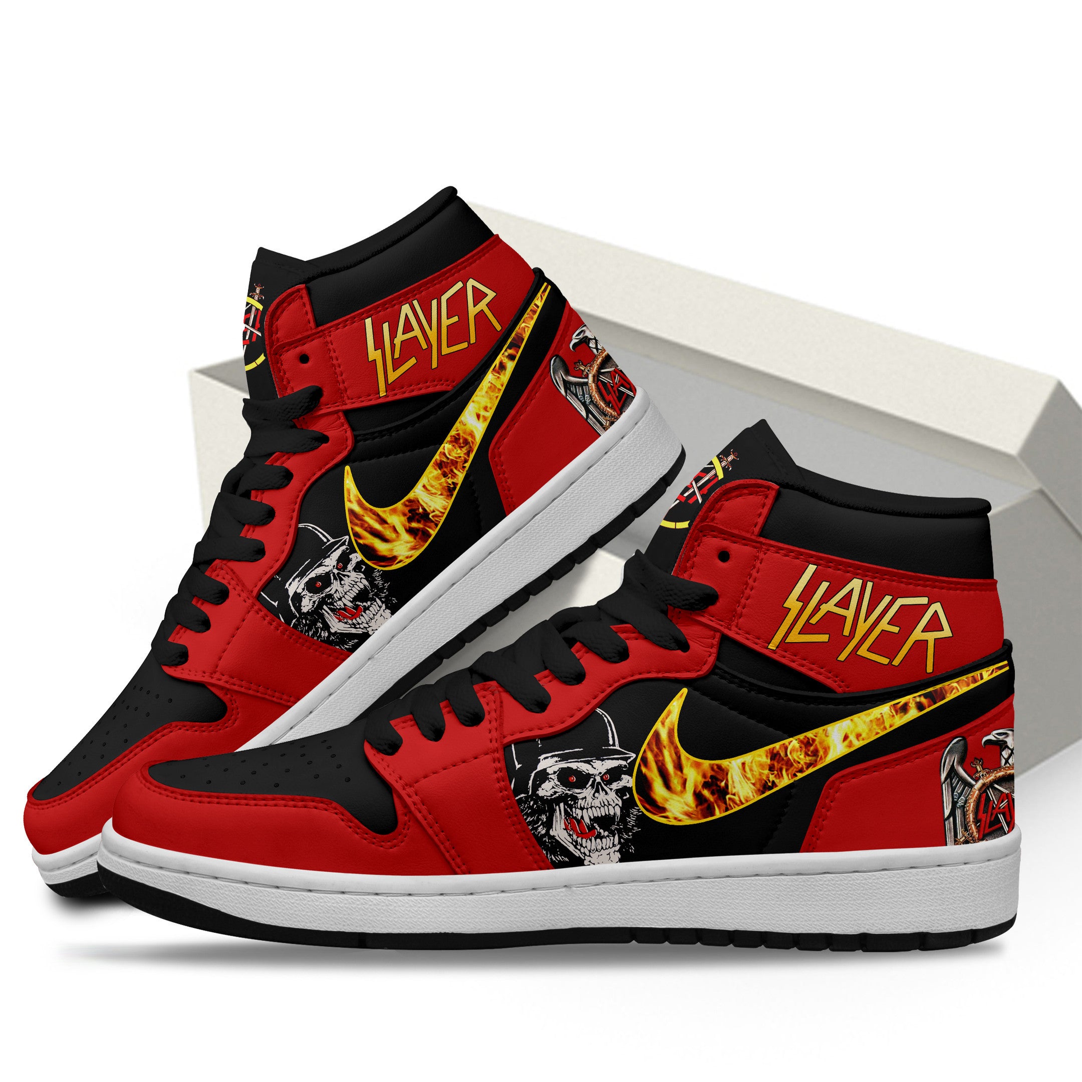Ideafootwear Slayer AJ1 High Sneakers Shoes For Men And Women 9