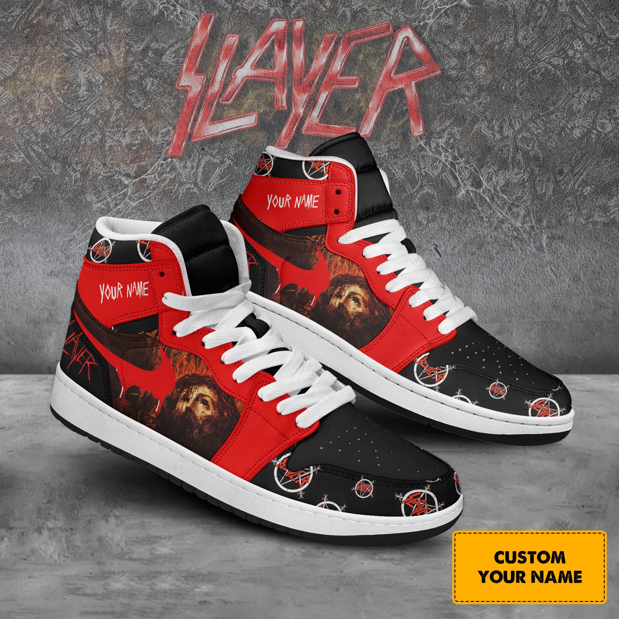 Ideafootwear Slayer AJ1 High Sneakers Shoes For Men And Women 7