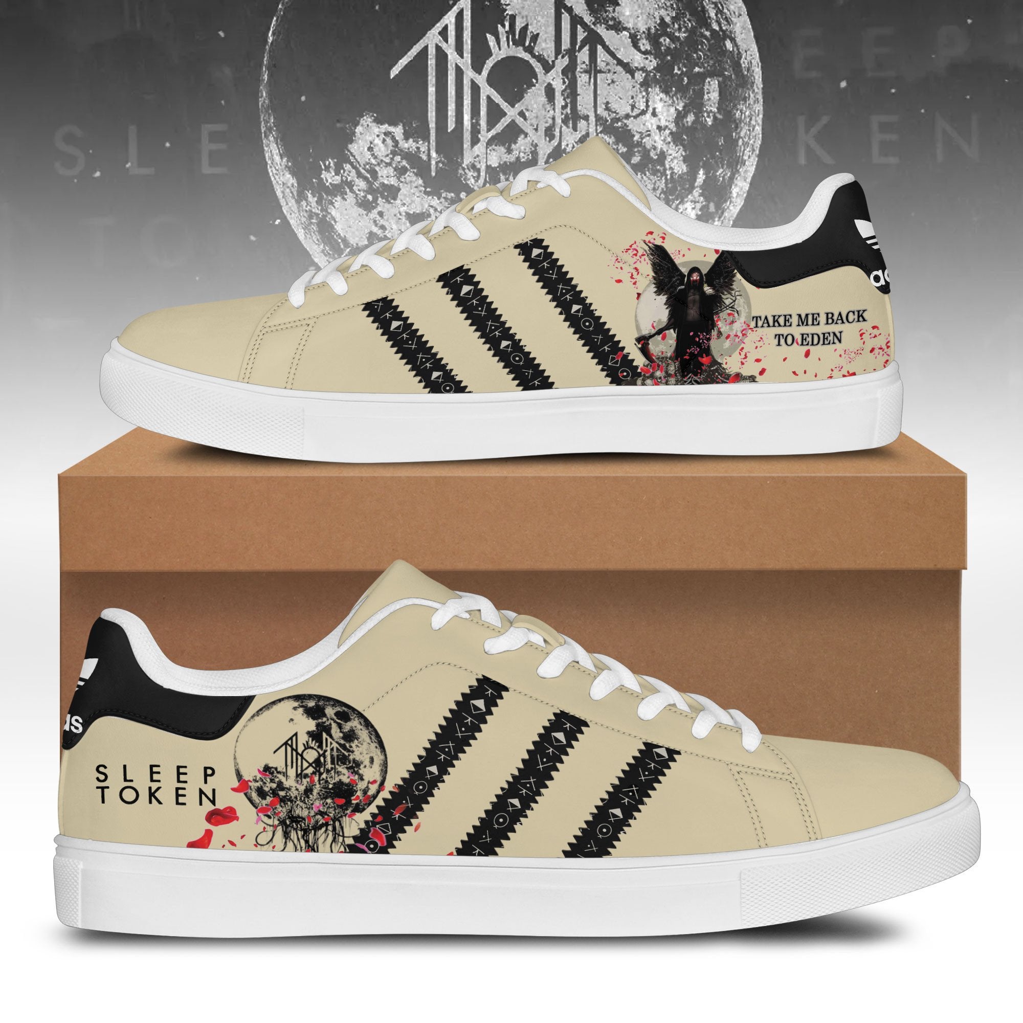 Ideafootwear Sleep Token Skate Stan Shoes Sneakes For Men And Women 4