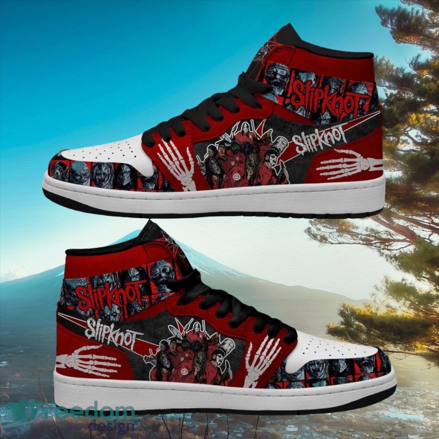 Ideafootwear Slipknot AJ1 High Sneakers Shoes For Men And Women 5