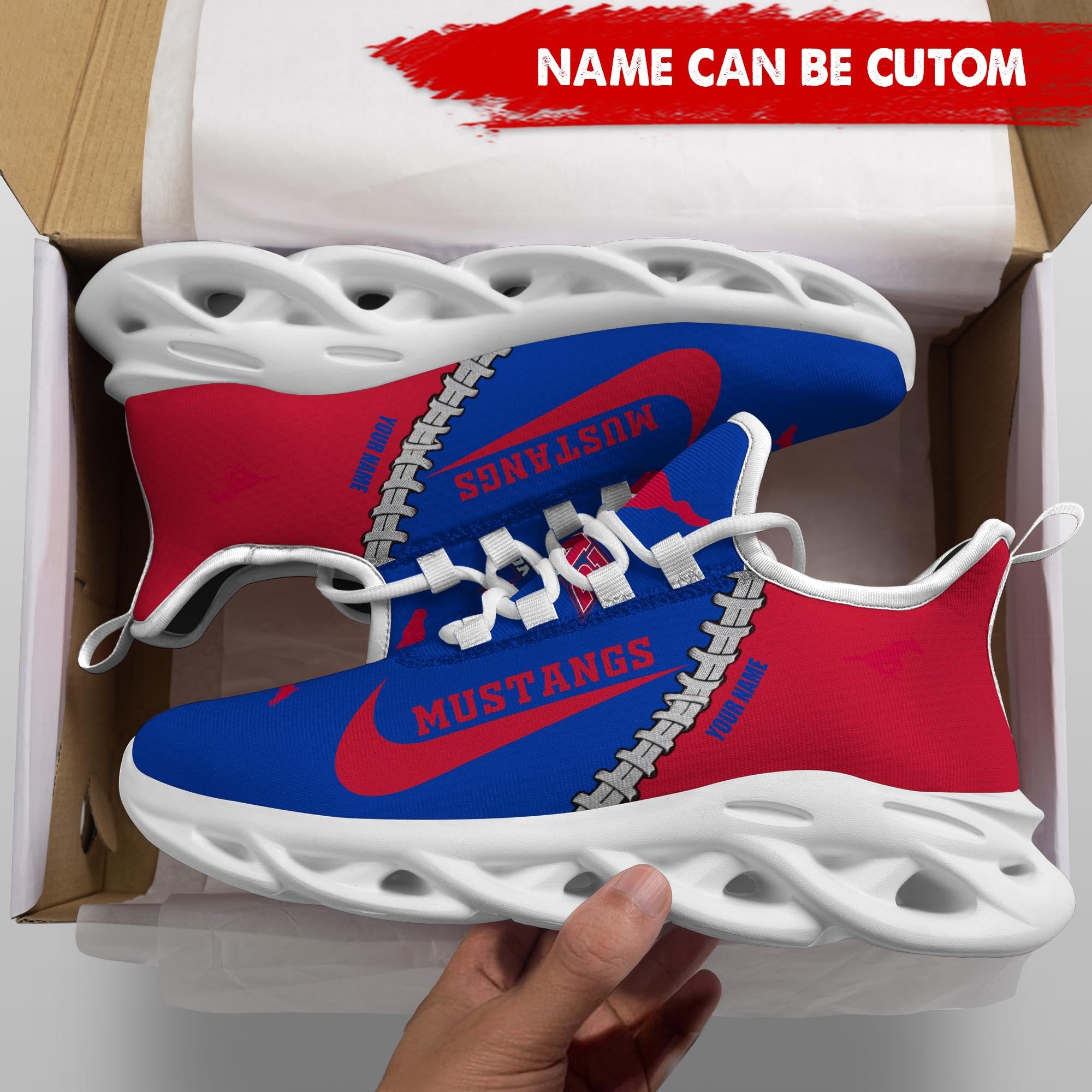 Ideafootwear SMU Mustangs Max Soul Shoes Sneakers For Men And Women 1