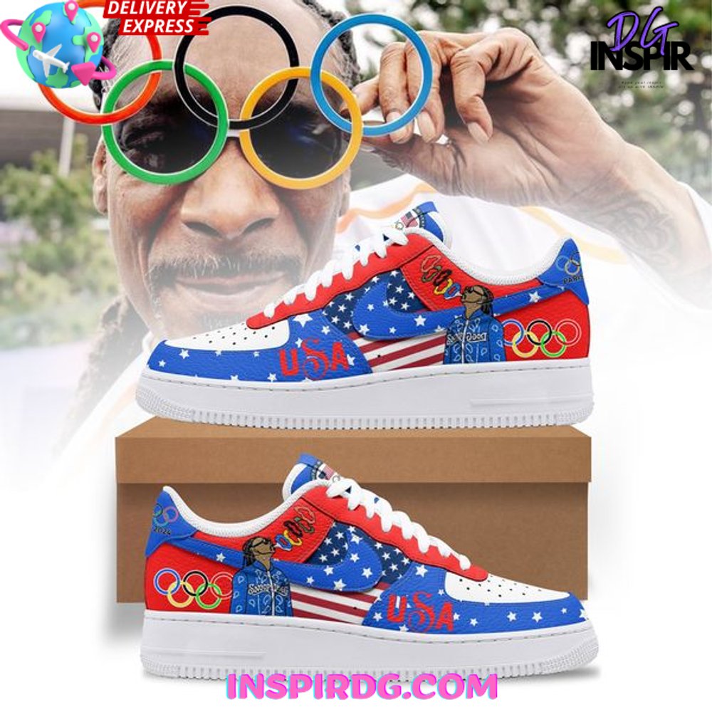 Ideafootwear Snoop Dogg x United States Olympic Air Low-Top Sneakers Shoes For Men And Women 1