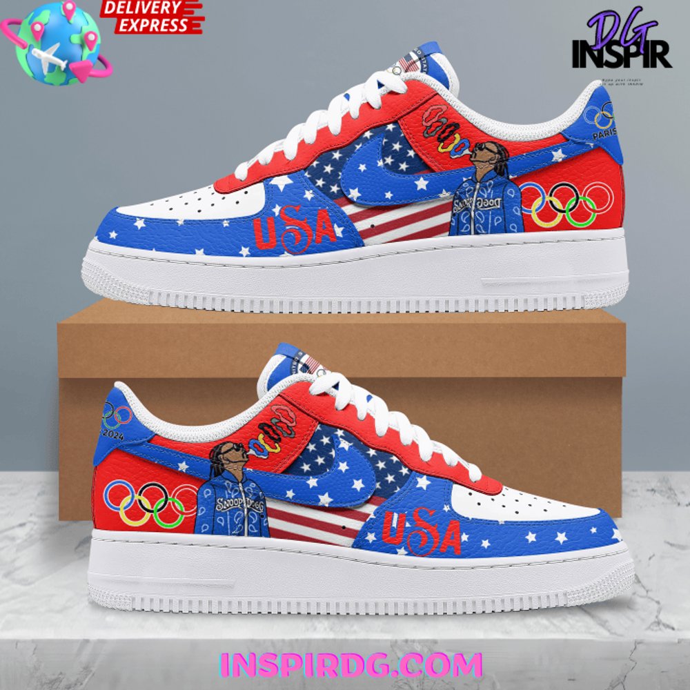 Ideafootwear Snoop Dogg x United States Olympic Air Low-Top Sneakers Shoes For Men And Women 1