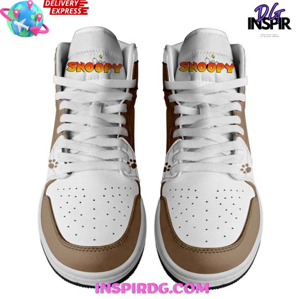 Ideafootwear Snoopy AJ1 High Sneakers Shoes For Men And Women 3