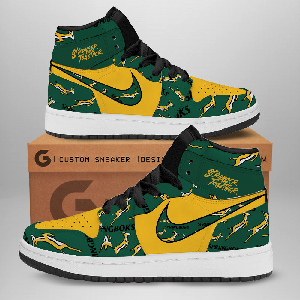 Ideafootwear South Africa National AJ1 High Sneakers Shoes For Men And Women 3